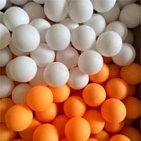 Pasokan Langsung Pabrik Bola Tenis Meja Elastis Tinggi Tahan Lama Warna Kuning Putih Terbuat dari Material ABS Generasi Baru 40 mm
