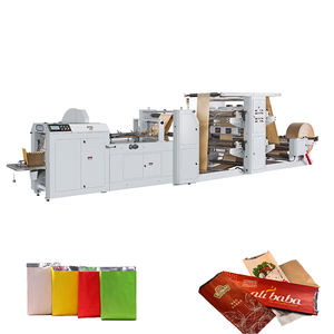 LILIN Factory Price LMD-400G + LST-2700J Automatic Paper Bag Making Machine com 2 cores Impressão de Lilin Machinery Bag Machi - Product Image 1