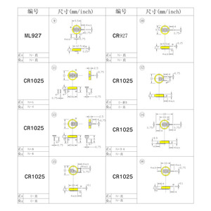 Pin Lithium Di Động Nút CR1025 3V Tùy Chỉnh Với Các Chốt Hàn Dọc Các Tab Để Thay Thế Pin Trò Chơi Gameboy Advance - Product Image 6