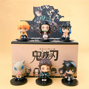 Figura de Anime Demon Slayer: Kimetsu no Yaiba, Kamado <span class=keywords><strong>Nezuko</strong></span>, Agatsuma <span class=keywords><strong>Zenitsu</strong></span>, Kanroji, Caja Misteriosa Sorpresa, Juguete Coleccionable, Gachapon, Caja de Huevos con Premios - Product Image 4