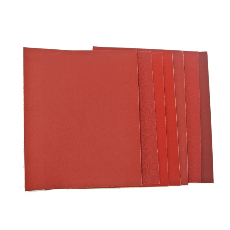 Papel de lixa de polimento satc x 280mm, papel de lixa vermelho de óxido de alumínio c 9x11 polegadas 230, 400 mpa en12413