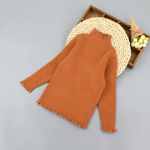 Pulls à col haut unis faits à la main pour filles, design pour enfants, provenant d'un fournisseur chinois - Product Image 5