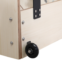 Chef Stable Eco Poignées Ressorts Bois Yoga Pilates Gym Wunda Chaise Érable Pilates Chaise