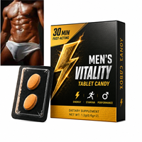 Capsules de soutien à la performance masculine à base de plantes OEM, supplément d'énergie et de vitalité, formule de bien-être pour hommes, marque privée