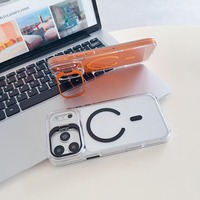 Étui de protection magnétique transparent de luxe en PC avec objectif pour iPhone 17 Pro Max 17 Air 16 15 14 Plus 13 Pro 12 11