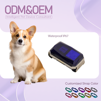 Collier GPS intelligent anti-perte pour animaux de compagnie, nouveau design, vente en gros, traceur, GSM, étanche IP67, rechargeable en temps réel pour animaux de compagnie
