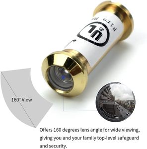 Rắn brass 220 độ <span class=keywords><strong>Door</strong></span> <span class=keywords><strong>Viewer</strong></span> lổ nhìn trộm cho 1-3/8 in. Để 2-3/8 in. Cửa ra vào - Product Image 3