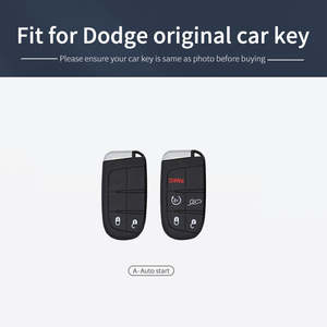 Faible quantité minimale de commande luxe silicone alliage d'aluminium voiture métal couverture de clé intelligente pour Dodge ram challenger avanger srt voyage accessoires - Product Image 3