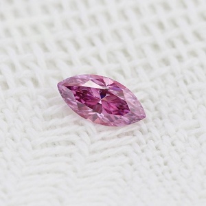 Hua Gang Gems <span class=keywords><strong>Pietra</strong></span> Sciolta di Moissanite Sintetica Lucidata Colorata Colore D Taglio Marquise in Carburo di Silicio Creato in Laboratorio - Product Image 2