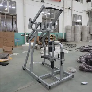 Vücut geliştirme serbest ağırlık plakası yüklü makinesi spor makinesi Iso yan ön lat pulldown spor salonu makinesi