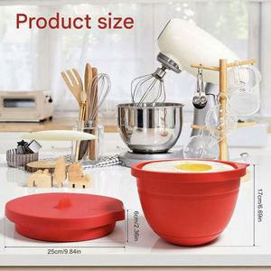 Tapa de Silicona Plegable de Grado Alimenticio para Tazón de Batidora KitchenAid de 5 Cuartos, Ahorra Espacio, Fácil de Limpiar, Accesorio Reutilizable para Licuadora - Product Image 2