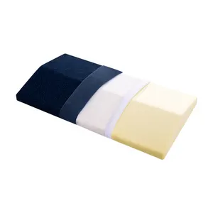 Cuña triangular de espuma viscoelástica, soporte Lumbar para descanso de espalda, almohada para dormir para cama