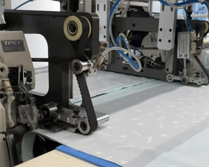 Hệ thống sản xuất vỏ gối bán tự động với tự động cắt tỉa và viền cho dây chuyền sản xuất dệt may gia đình - Product Image 3