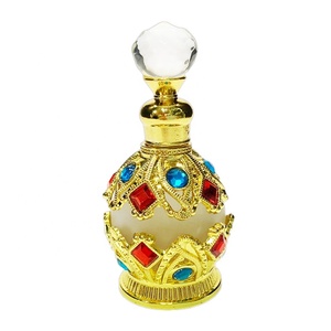 The spot 15ml Refillable Arabic Oil Perfume Bottles Botol Parfum Perfume Oil Bottles dubai Oil Perfume Glass Bottles