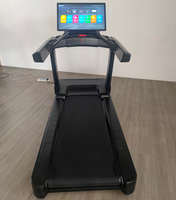 Caminadora Eléctrica para Gimnasio, Pantalla Táctil LCD de 27 Pulgadas, Caminadora Comercial para Ejercicios de Correr