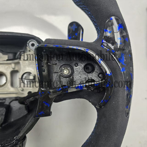 Últimos Productos: Volante Deportivo con Palanca de Cambios LED, Fibra de Carbono Forjada y Alcántara para Dodge Challenger SRT - Product Image 3