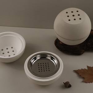 Quemador de incienso de bola redonda Simple, molde de silicona, taza de aromaterapia de estilo nórdico, taza especial de aromaterapia, decoración del hogar - Product Image 1