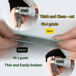 34 piezas de placa PCB de doble cara estañada (2X8 3X7 4X6 5X7 7x9 cm) Kit de prototipo FR4 placa perforada de circuito Universal impresa para bricolaje - Product Image 6