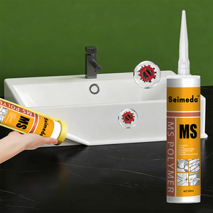 Scellant polymère <span class=keywords><strong>SIWAY</strong></span> MS, silicone modifié, haute résistance, flexible, durable, imperméable, applications de construction et de travail du bois - Product Image 1