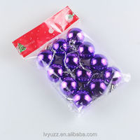 Boules de Noël brillantes or, argent, rouge, rose, violet, vert, bleu, lot pour décorations de Noël et décoration intérieure - Vente flash