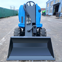 Kostenloser Versand CE EPA Dreiradlader Hydraulischer Kompaktlader für den Hausgebrauch Materialtransport Hydraulischer 3-Rad-Lader