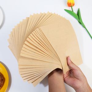 Customized Coated Recyclable Greaseproof <b>Paper</b> for Baking and Packaging Snacks Pizza Bread Hamburger French Fries - Product Image 3