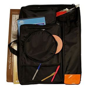 Bolso de Mano Tipo Portafolio de Nailon Negro para Artistas, Marca BSCI, para Transportar Obras de Arte (Tamaño: 25-1/2" X 19" X 4-3/8") - Product Image 4