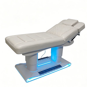 <span class=keywords><strong>Table</strong></span> <span class=keywords><strong>de</strong></span> <span class=keywords><strong>massage</strong></span> et lit <span class=keywords><strong>de</strong></span> luxe à 4 moteurs électriques, lit <span class=keywords><strong>de</strong></span> spa esthétique et cosmétique avec commande au pied pour tatouage et soins du visage - Product Image 4
