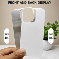Coque d'iPhone personnalisée en silicone et aluminium imprimée par sublimation, compatible avec tous les modèles, légère, idéale pour les cadeaux d'affaires et l'utilisation mobile