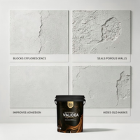 Peinture murale intérieure acrylique résistante aux alcalis VALIDEA, apprêt liquide, revêtement à faible teneur en COV, scellant qui améliore l'adhérence du couche de finition pour la maison