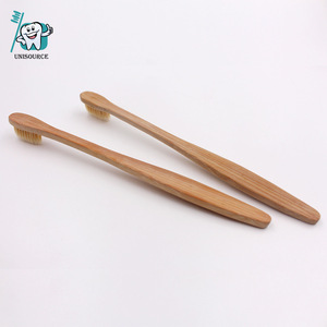 Cepillo de Dientes de Bambú para Adultos, Natural, Biodegradable, Mango Grueso, Manual, con Cerdas de Nailon - Product Image 5