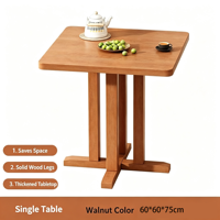 Petite table carrée, table de négociation, table basse, petite table à manger artistique haut de gamme pour balcon, salon et chambre