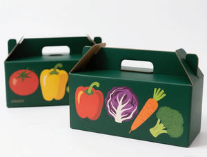 <span class=keywords><strong>2025</strong></span> tùy chỉnh sang trọng trái cây tươi hộp các tông với xử lý sóng hộp giấy cho rau gói quà tặng - Product Image 5