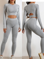 Ensemble de sport de haute qualité pour femmes, vêtements de sport sans couture, vêtements de fitness, vêtements de yoga, vêtements de sport