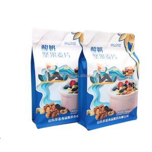 Sac d'emballage alimentaire congelé de légumes imprimés Filets de poisson de fruits de mer personnalisés Poisson avec fenêtre transparente avant Sacs d'emballage préfabriqués - Product Image 5