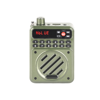 Radio portable AM/FM multibandes mini de poche avec lecteur MP3 et batterie pour une écoute nomade