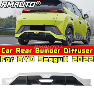 Kit carrosserie Seagull, lèvre de pare-chocs arrière noir brillant style DC, séparateur de pare-chocs arrière, spoiler pour BYD Seagull 2022, accessoires de voiture - Product Image 2