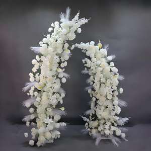 Arco de Flores Artificiales de Seda Azul al por Mayor, Decoración de Arco de Boda, Arreglo Floral para Arco - Product Image 6