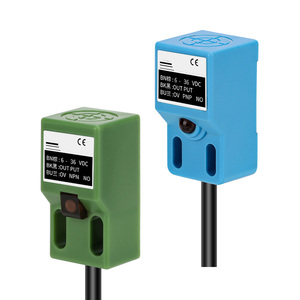 Sensor de Proximidad por Inducción Blindado de Plástico Cuadrado SMRTE GA07, Dos Cables, NPN24V, Soporte Metálico - Product Image 2