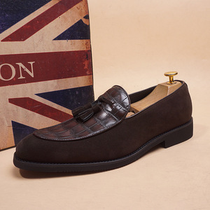 Chaussures de mariage formelles rétro en cuir véritable pour hommes, sur mesure, décontractées et faciles à porter, pour 2025 - Product Image 6