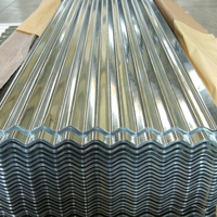 Tôle d'acier ondulée galvanisée à chaud ASTM A653 DX51D+Z275, épaisseur 0,2-1,2 mm, pour toiture de hangar, ferme et bâtiment