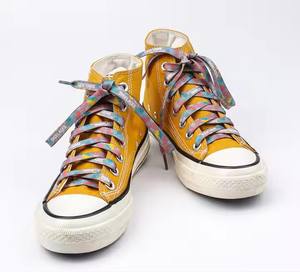 Cordones Elásticos de Poliéster Coloridos, Cordones Personalizables para Lona, Colores de Cordones Unisex Casuales, Impresión Redonda, Empaque Personalizado, 300 Pares - Product Image 5