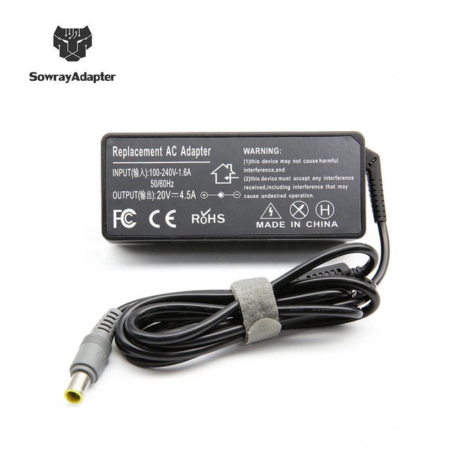 90W 20V 4.5A 7.9*5.5mm with Pin Laptop Charger for Lenovo Power Adapter