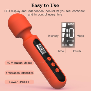 Kits de vibrateurs <span class=keywords><strong>à</strong></span> 10 vitesses, jouets sexuels pour couples avec écran LCD et 3 accessoires, stimulateur clitoridien, vibromasseur réaliste - Product Image 5