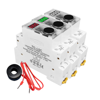 Compteur de Chocs Électriques TOMZN sur Rail DIN avec Affichage LED, 220V 50/60Hz, 0-999 Éclairs TO-LSC