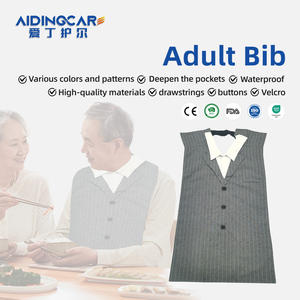 واقي ملابس قابل للغسل بالجملة قابل لإعادة الاستخدام مقاوم للماء تغذية كبيرة للمريض أو كبار السن - Product Image 1