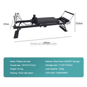 Zoshine - Equipo de Pilates Plegable Grande, Cama de Yoga para Ejercicios de Core, Fitness en Casa, Pérdida de Peso, Máquina de Pilates Reformer de 197 cm - Product Image 5
