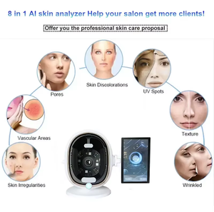 CE Approved 3D Facial Skin Analyzer Machine Elasticity/Pore Test with Custom Logo for Spa Suppliers - Product Image 3