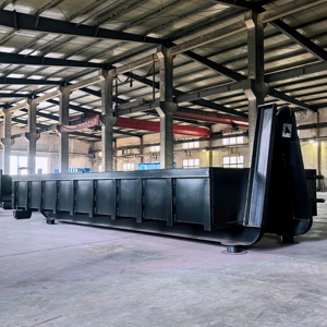 Bacs <span class=keywords><strong>de</strong></span> <span class=keywords><strong>récupération</strong></span> <span class=keywords><strong>de</strong></span> déchets en acier pour chariot élévateur, conteneurs <span class=keywords><strong>de</strong></span> <span class=keywords><strong>récupération</strong></span> <span class=keywords><strong>de</strong></span> déchets, bacs à ordures à chargement frontal, 8 yards, empilables - Product Image 5