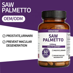 Suplemen Saw Palmetto Potensi Tinggi 1200mg-Dewasa Memberikan Energi Private Label OEM/ODM Kesehatan Prostat & Mata 60 Kapsul 2 - Product Image 3